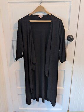 LuLaRoe Shirley Cardigan, size S, new but without tags, classic black